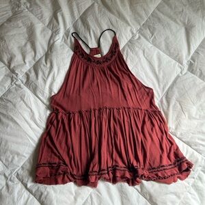 Urban Outfitters Rust Sleeveless Blouse